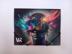 VR TECZKA Z GUMKĄ A4