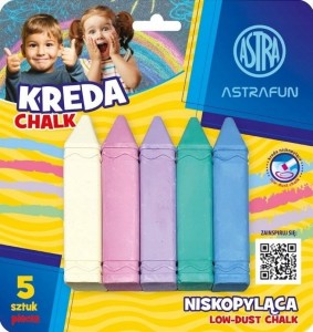 KREDA JUMBO KWADRATOWA ASTRA FUN 5szt.
