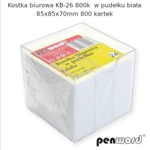 KOSTKA BIUROWA KB-27 730K W PUDEŁKU PL.85X85X70