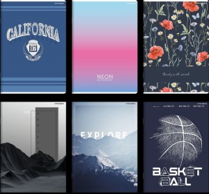 ZESZYT TOP BASIC A4 96K.KRATKA MIX 5szt.