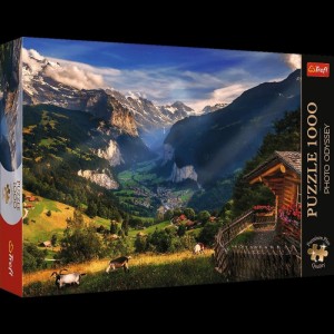 Puzzle 1000 Premium Plus Dolina Lauterbrunnen !!