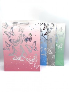 TOREBKA OZDOBNA L 30X12X42 CM MOTYLE 1690