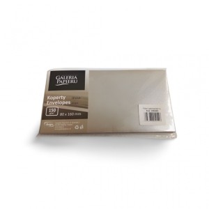 KOPERTA OZD. 80x160mm.150gr.PEARL J.SREBRNY K /10/