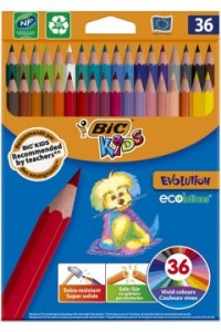 KREDKI OŁÓWKOWE KIDS EVOLUTION ECOLUTIONS 36KOL.