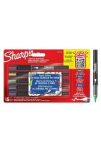 SHARPIE MARKERY AKRYLOWE, PIÓRKO 5SZT.
