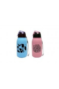 BIDON PLASTIKOWY RÓŻOWY I NIEBIESKI