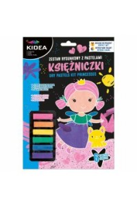 ZESTAW RYSUNKOWY Z PASTELAMI KSIĘŻNICZKI KIDEA