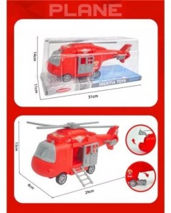 HELIKOPTER CZERWONY KLOSZ 2338