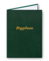 Okładka na dyplom, skóropodobna A4, złocona z napisem "Dyplom"