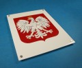 Godło Polski na mlecznej plexi OPAL do podświetlenia 40 cm x 50 cm