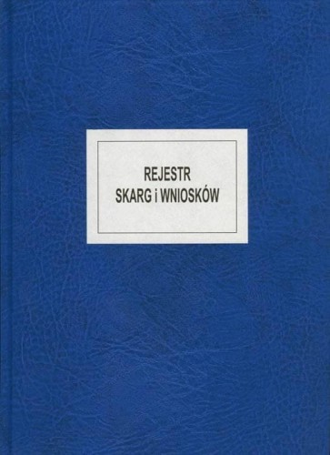 Rejestr skarg i wniosków