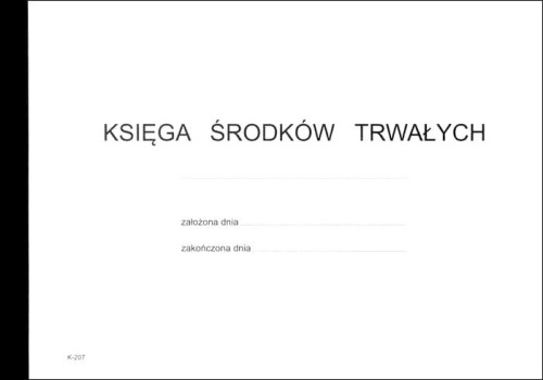 Księga środków trwałych