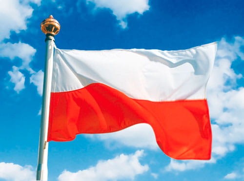 Polska Flaga Państwowa - 200 cm x 125 cm