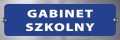 Tabliczka informacyjna na drzwi - GABINET SZKOLNY