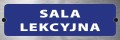 Tabliczka informacyjna na drzwi - SALA LEKCYJNA