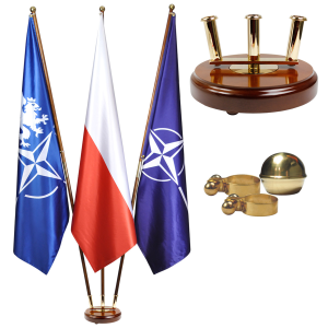 Stojak flagowy trójramienny EXCLUSIVE