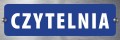Tabliczka informacyjna na drzwi - CZYTELNIA