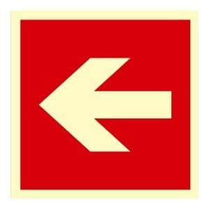 Znak fotoluminescencyjny - STRZAŁKA