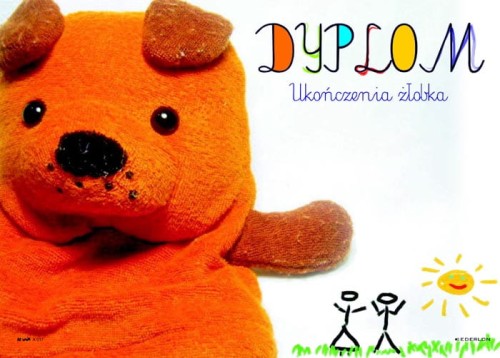 Dyplom ukończenia żłobka X-017