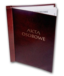 Teczka akt osobowych – twarda oprawa