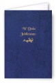 W dniu jubileuszu - Okładka Quasi "złocona skóropodobna" z kartonu DB003 - kolor granatowy