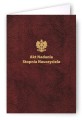 Akt Nadania Stopnia Nauczyciela - Okładka Quasi "złocona skóropodobna" z kartonu DB010 - kolor bordowy