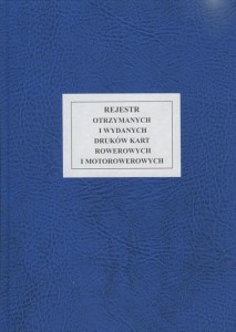 Rejestr wydanych kart rowerowych i motorowerowych