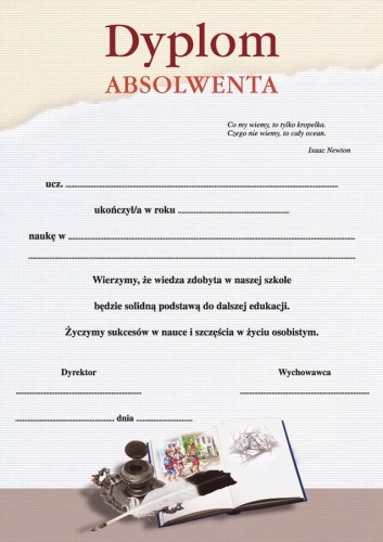 Dyplom Absolwenta B022