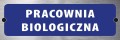 Tabliczka informacyjna na drzwi - PRACOWNIA BIOLOGICZNA