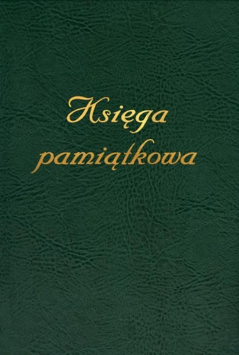 Księga pamiątkowa zielona