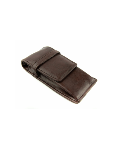 319  Etui 3-komorowe - jasny brąz