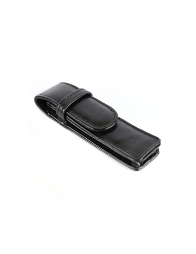 318 ETUI 2-KOMOROWE - CZARNE