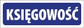 Tabliczka informacyjna na drzwi - KSIĘGOWOŚĆ