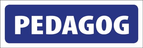 Tabliczka informacyjna na drzwi - PEDAGOG