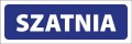 Tabliczka informacyjna na drzwi - SZATNIA