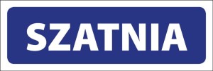 Tabliczka informacyjna na drzwi - SZATNIA