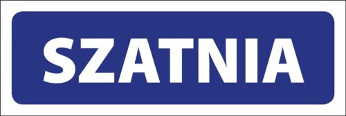 Tabliczka informacyjna na drzwi - SZATNIA