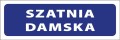 Tabliczka informacyjna na drzwi - SZATNIA DAMSKA