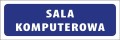 Tabliczka informacyjna na drzwi - SALA KOMPUTEROWA