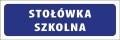 Tabliczka informacyjna na drzwi - STOŁÓWKA SZKOLNA