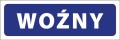 Tabliczka informacyjna na drzwi - WOŹNY