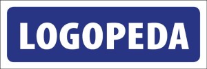 Tabliczka informacyjna na drzwi - LOGOPEDA