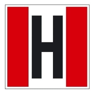 Znak  - HYDRANT ZEWNĘTRZNY