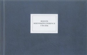Rejestr dzienników, książek i teczek – kancelarii tajnej