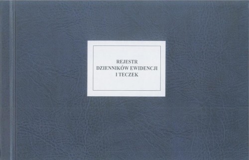 Rejestr dzienników, książek i teczek – kancelarii tajnej