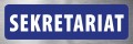 Tabliczka informacyjna na drzwi - SEKRETARIAT