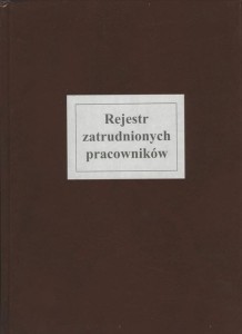 Rejestr zatrudnionych pracowników