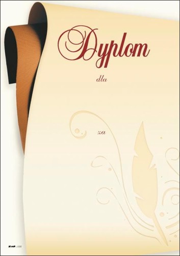 Dyplom konkursowy - J032