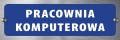 Tabliczka informacyjna na drzwi - PRACOWNIA KOMPUTEROWA