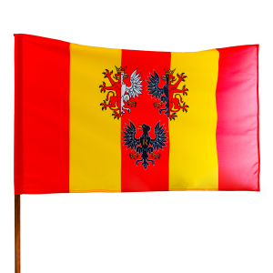 Flaga Województwa Łódzkiego z Herbem - różne rozmiary